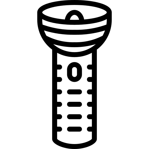 Torch see lamp torch icon