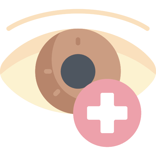 Ophtalmology ophtalmology view anatomy icon