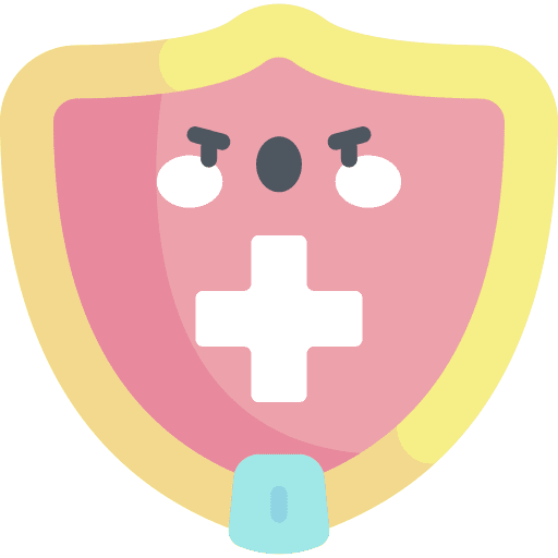 Health insurance protected healthcare and medical health insurance icon