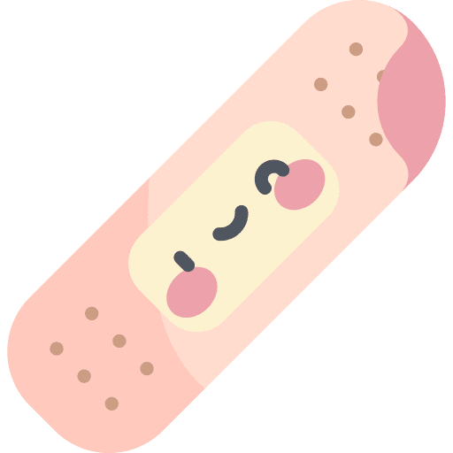 Plaster bandage first aid band aid icon