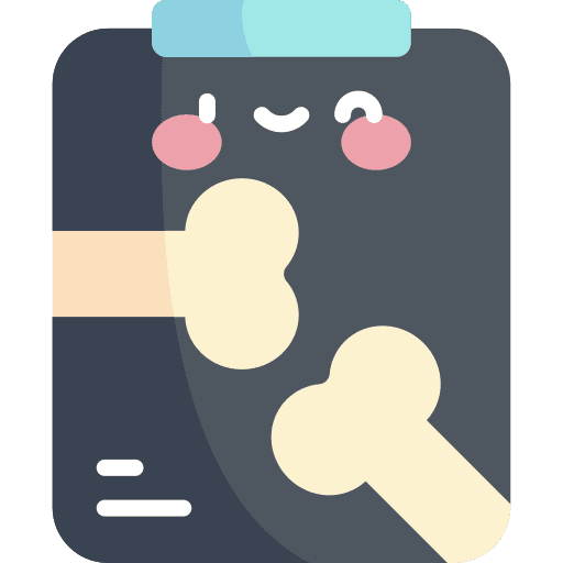 Radiography medical healthcare and medical skeleton icon