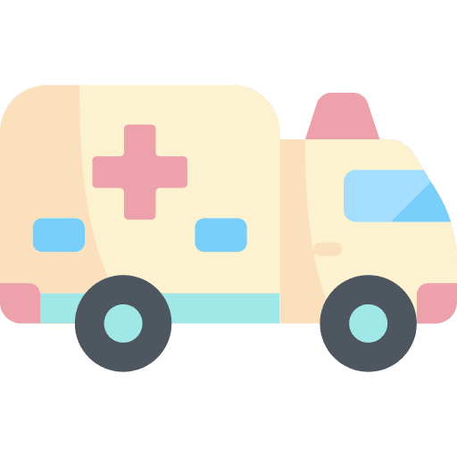 Ambulance vehicle transport healthcare and medical icon