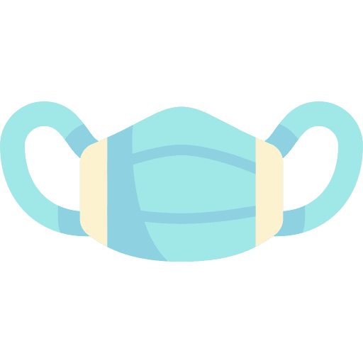 Medical mask healthcare and medical medical mask sterilization icon