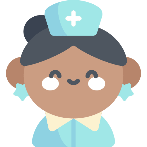 Nurse professions and jobs hospital nurse icon