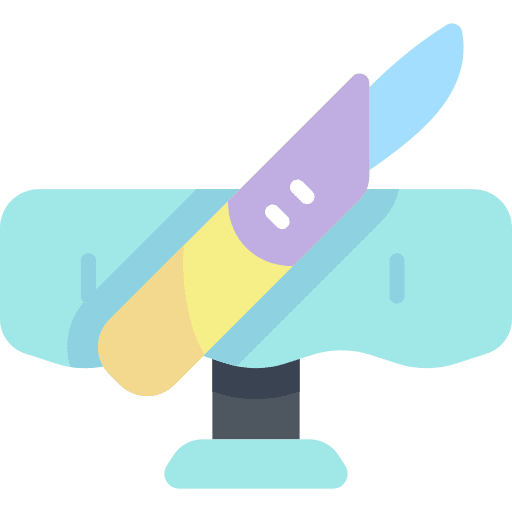 Surgery surgery scalpel tools icon