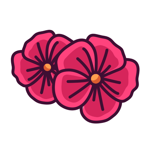 Geranium geranium farming and gardening petals icon