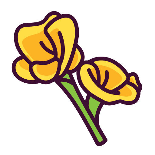 Gladiolus botanical nature farming and gardening icon