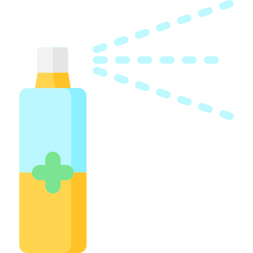 Antibacterial spray bottle spray alcohol icon