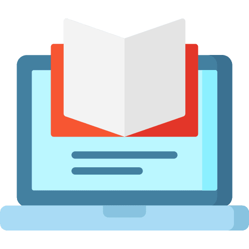 Online learning ebook online learning book icon