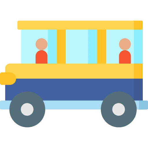 Public transport transportation bus epidemic prevention icon