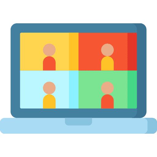 Video conference education video calling video conference icon