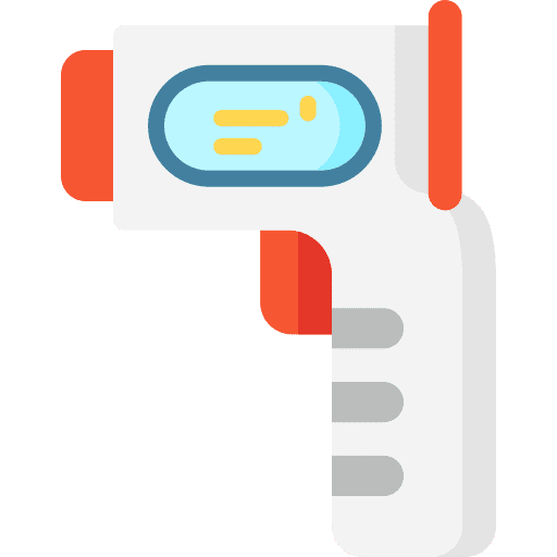 Thermometer coronavirus transmission virus icon