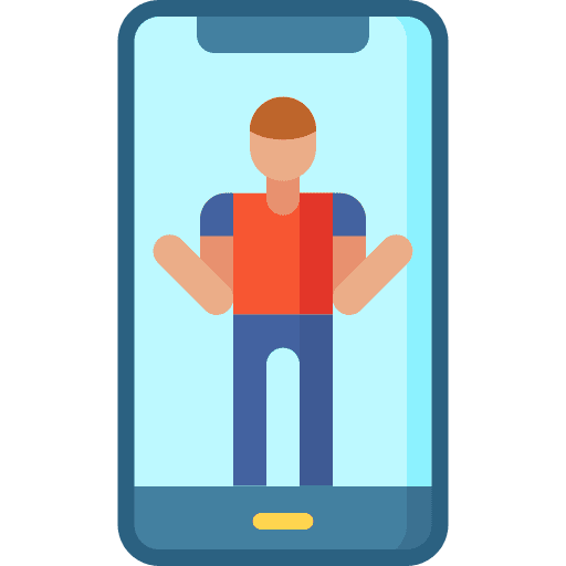 Video call call video mobile phone icon