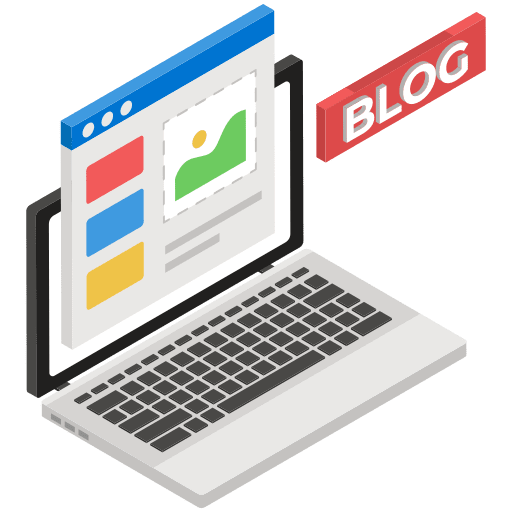 Blog communications blog web design icon