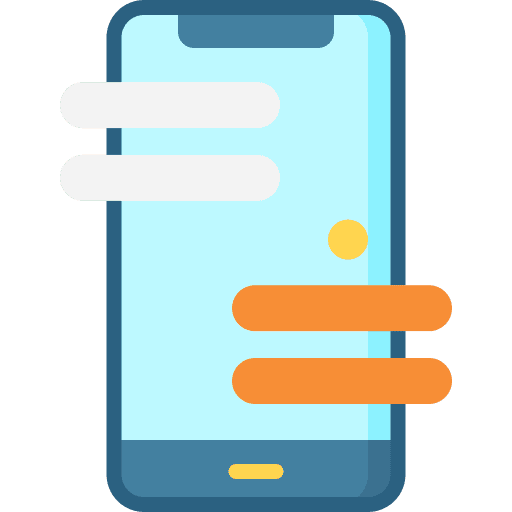 Chat chat smartphone conversation icon