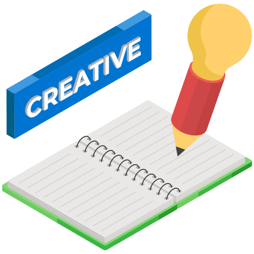 Creative writing creative writing imagination education icon