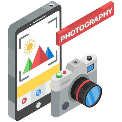 Photo camera communications hobbies and free time camera icon