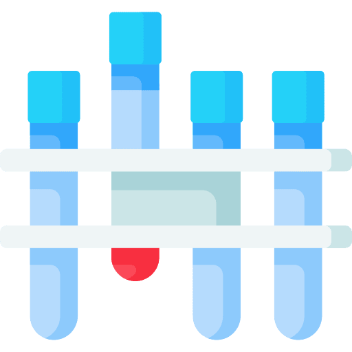 Medical laboratory development medical laboratory sample tube icon