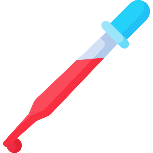 Pipette droplet laboratory pipette icon