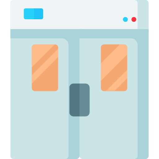Freezer freezer medical research lab icon