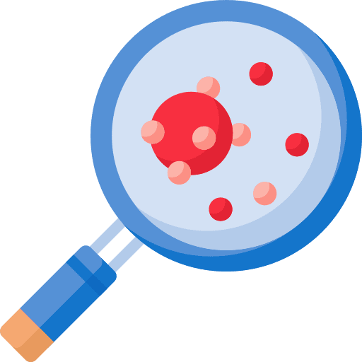 Research pandemic healthcare and medical covid icon