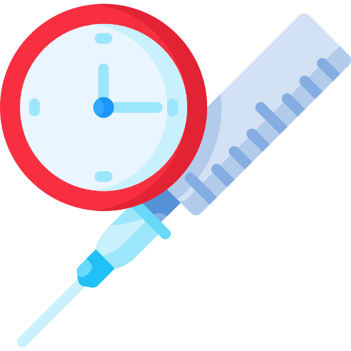 Vaccine healthcare and medical syringe vaccine icon