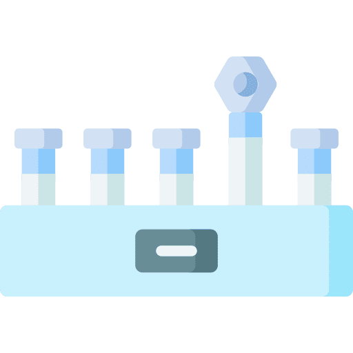 Vaccine healthcare test science icon