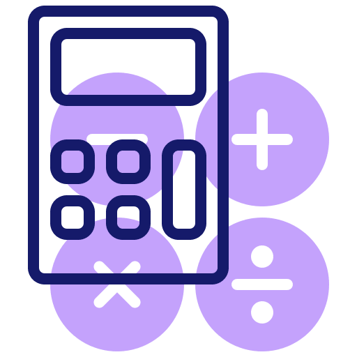 Calculator technology technological electronics icon