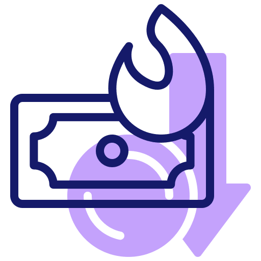 Inflation inflation rising money icon