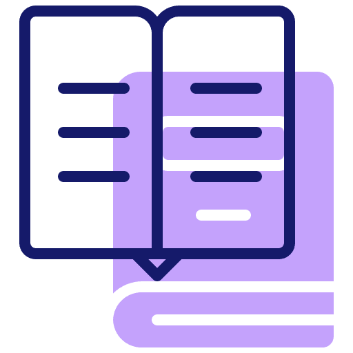 Manual book read book learn icon