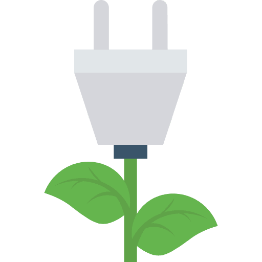 Ecology electrical electricity ecology icon