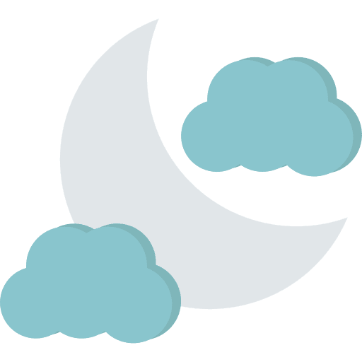 Moon save the planet weather stars icon