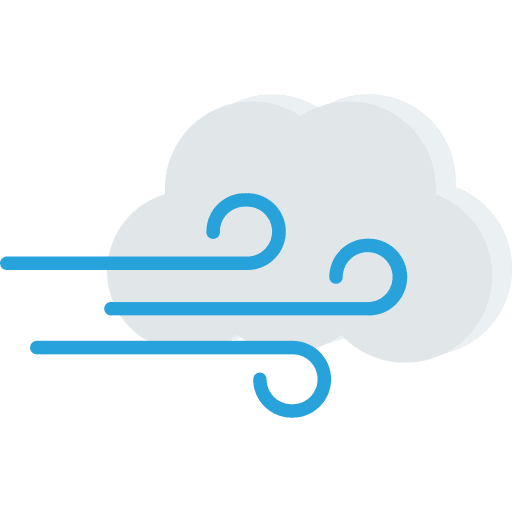 Wind ocean weather wave icon