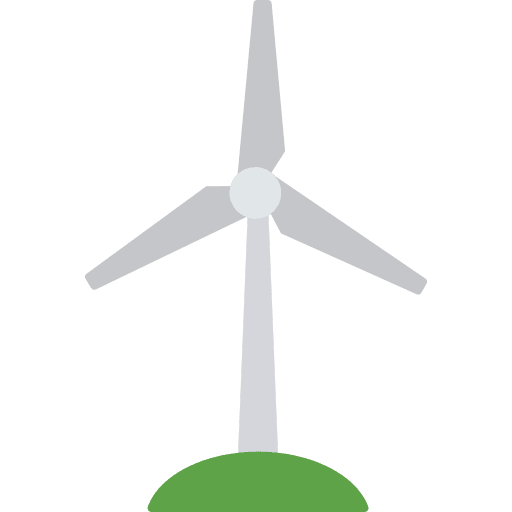 Windmill ecology and environment environmental ecological icon