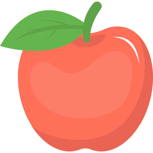 Apple organic healthy food apple icon