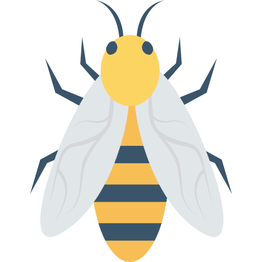 Bee wings animal kingdom animal icon