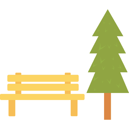 Park leisure ecology and environment park icon