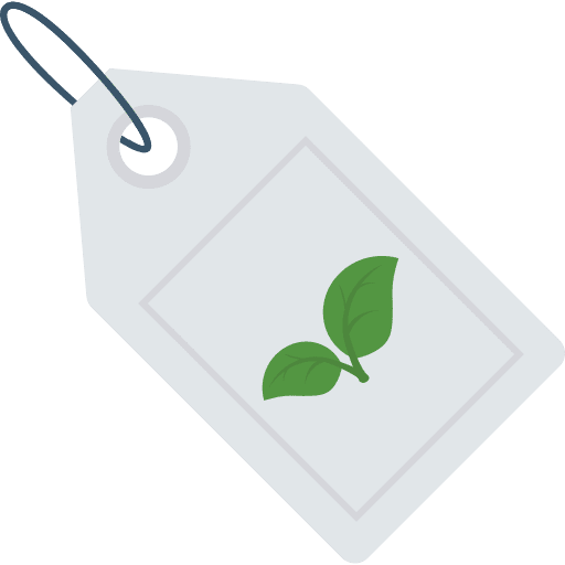 Tag tag label leaf icon