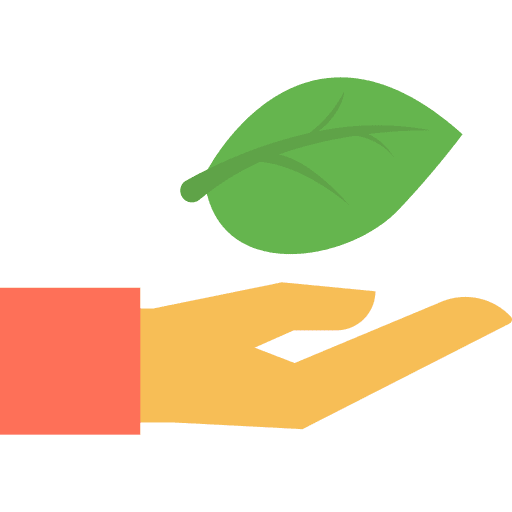 Leaf healing leaf healthcare and medical icon