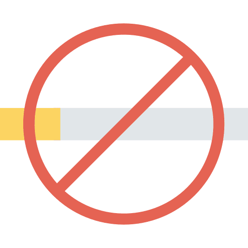 No smoking no smoking ecology and environment forbidden icon