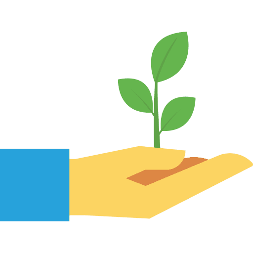 Protection hands and gestures eco friendly ecology icon