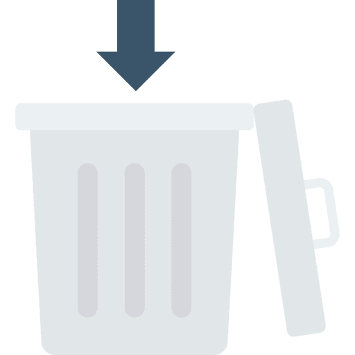 Recycle bin recycle waste can icon