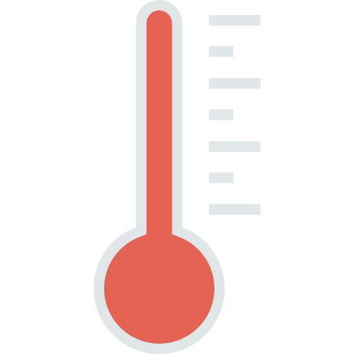 Temperature warm climate sun icon