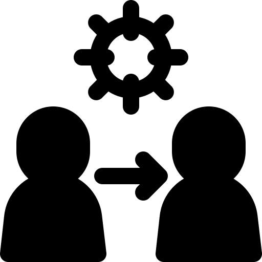 Transmission infection pathogen distance icon