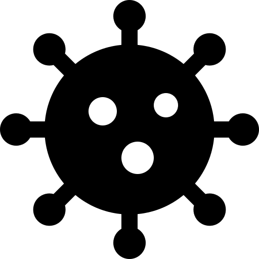 Virus covid 19 coronavirus mold icon