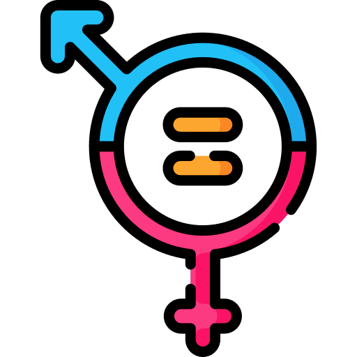 Gender equality vindication feminism symbol icon