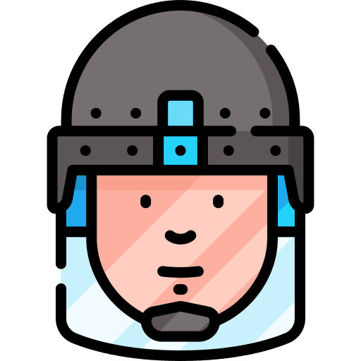 Riot police user riot police protection icon