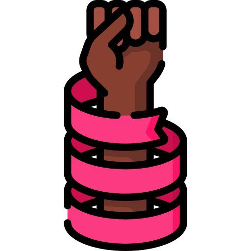 Civil right movement equality animate empowerment icon