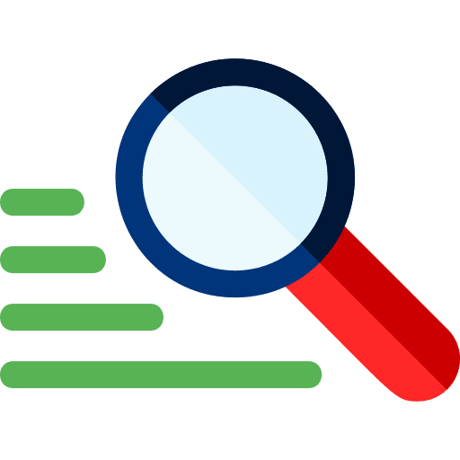 Search loupe zoom magnifier icon