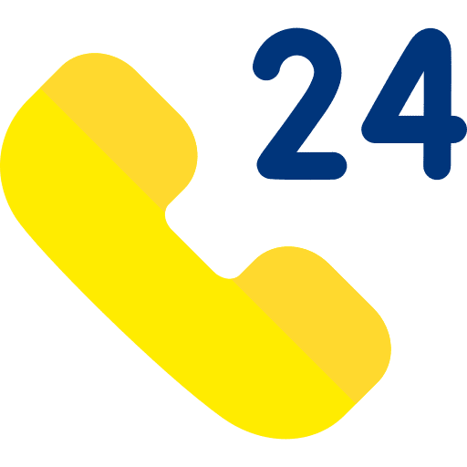 24 hours support communications delivery assistance icon